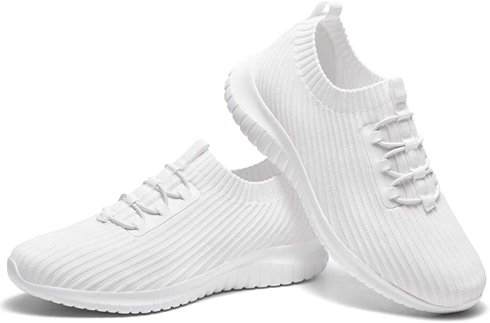 Womens Slip On Sneakers Casual Lightweight Breathable Walking Shoes