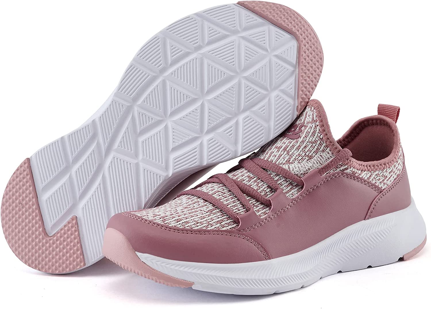 Women Casual Slip-on Walking Tenni Shoes -Comfortable Gym Running Yoga Sneaker