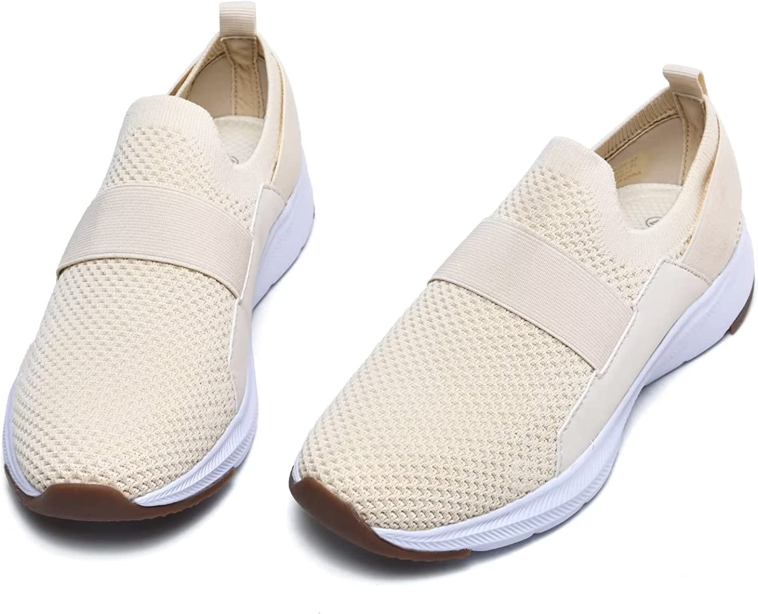 Women Casual Slip-on Walking Tenni Shoes -Comfortable Gym Running Yoga Sneaker