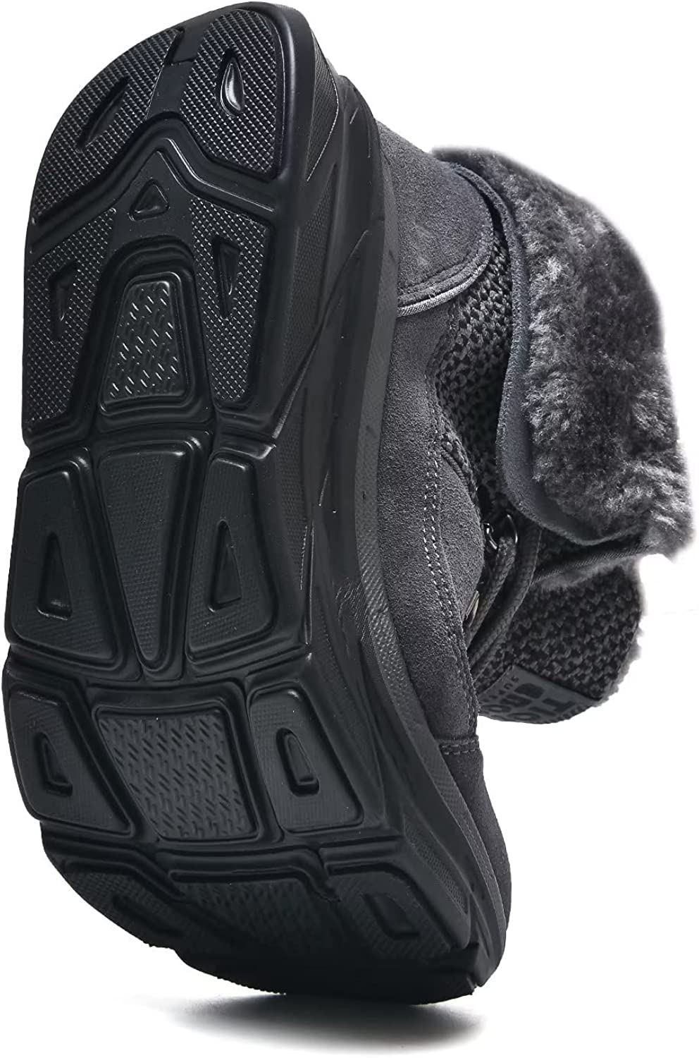 Womens Winter Snow Boots Warm Fur Lining Ankle Booties Comfortable Slip on Resistant Walking Outdoor Shoes